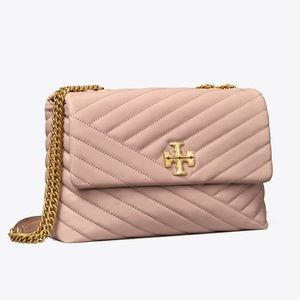 KIRA CHEVRON CONVERTIBLE SHOULDER BAG TORY BURCH